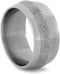 Knife Edge Gibeon Meteorite 10mm Comfort-Fit Matte Titanium Band, Size 4.5