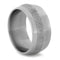 Knife Edge Gibeon Meteorite 10mm Comfort-Fit Matte Titanium Band