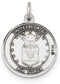 Sterling Silver St. Christopher US Air Force Medal (25x20MM)