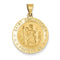 18k Yellow Gold St. Christopher Medal Pendant (31X22MM)