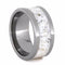 White Stardust, 14k Yellow Gold 10mm Comfort-Fit Titanium Wedding Band