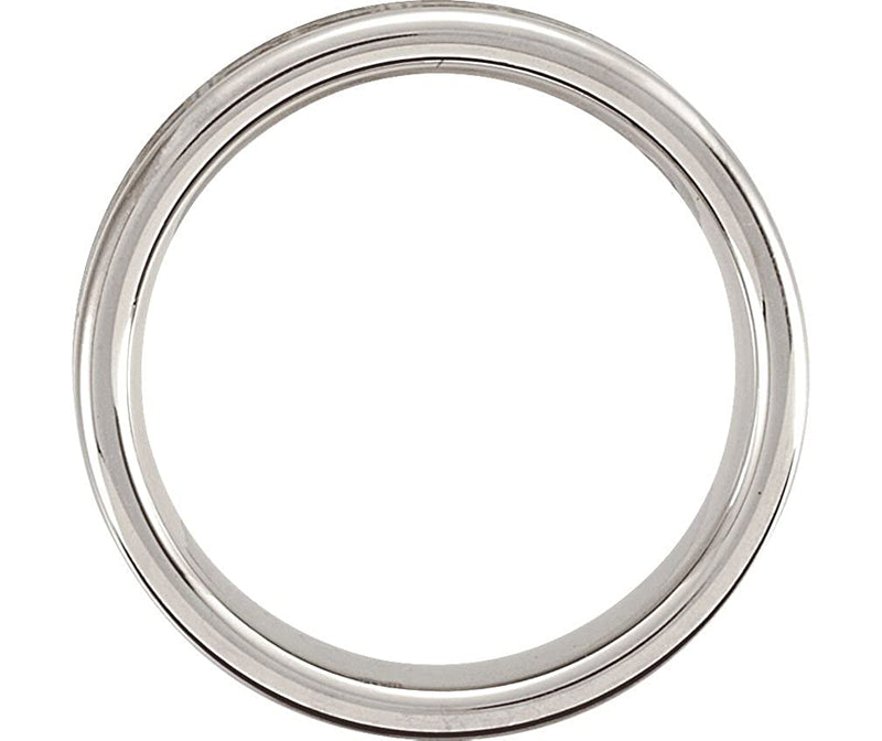 8mm Dura Cobalt Black Cross Ring, Size 10.5