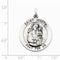 Sterling Silver Antiqued St. Joseph Medal (35X26MM)