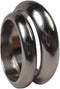 The Men's Jewelry Store (Unisex Jewelry) Mirror Finish Titanium, His and Hers Wedding Band Set