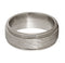 Bark Finished, Grooved 9mm Comfort-Fit Titanium Wedding Band