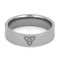 Fish, Infinity, and Trinity Symbols 6mm Comfort-Fit Titanium Band