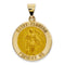 14k Yellow Gold St. Florian Medal Pendant (21X18MM)