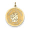 14k Yellow Gold St. Anthony Medal Charm (27X20 MM)