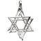 Star of David Sterling Silver Pendant (Made in Holy Land)