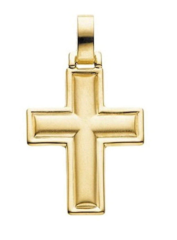 Greek Cross 14k Yellow Gold Pendant (30x24MM)