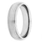 Men's Brushed Titanium 6mm Comfort-Fit Step Band