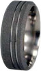 Sandblasted Titanium 8mm Comfort-Fit Wedding Ring, Size 7.25