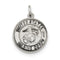 Sterling Silver St. Christopher US Marine Corp Medal Charm Pendant (25X20 MM)