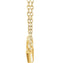 Diamond Baguette Bar Necklace in 14k Yellow Gold, 16-18" (1/4 Cttw)