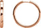 Hoop Earrings, 14k Rose Gold (29mm)