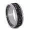 Mimetic Meteorite Inlay 10mm Comfort-Fit Titanium Wedding Band