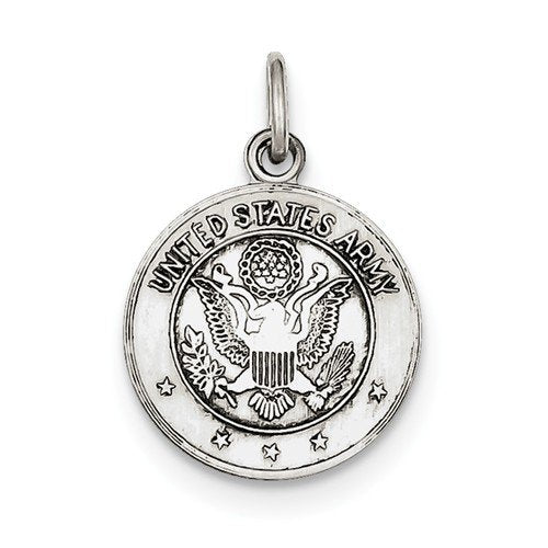 Sterling Silver US Army Medal (23X18MM)