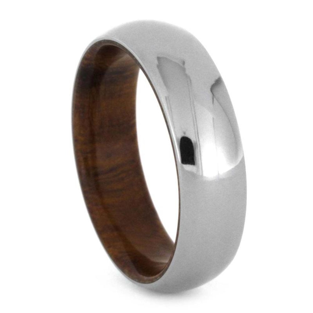 The Men's Jewelry Store (Unisex Jewelry) Ironwood 6mm Titanium Comfort-Fit Wedding Band