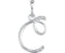 5-Stone Diamond Letter 'C' Initial 14k White Gold Pendant Necklace, 18" (.03 Cttw, GH, I1)