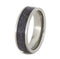 Dark Stardust Inlay 7mm Comfort-Fit Titanium Wedding Band