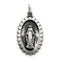 Sterling Silver Antiqued Miraculous Medal (31X16MM)