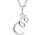 5-Stone Diamond Letter 'E' Initial Sterling Silver Pendant Necklace, 18" (.03 Cttw, GH, I2)