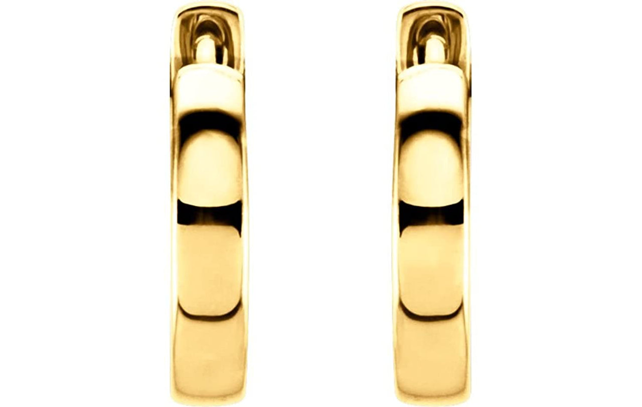 Hoop Earrings, 14k Yellow Gold (14mm)