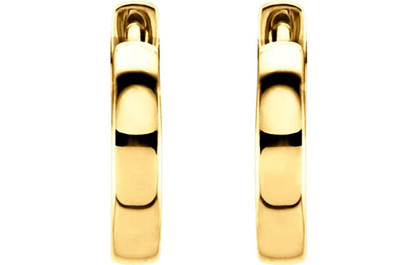 Hoop Earrings, 14k Yellow Gold (11.5mm)