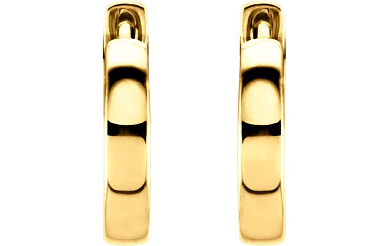 Hoop Earrings, 14k Yellow Gold (11.5mm)