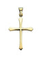 Pointed Cross 14k Yellow Gold Pendant (28.50X21MM)