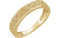 Beaded Design 4.4mm Stacking Band, 14k Yellow Gold