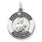 Sterling Silver Antiqued St. Theresa Medal (21X16MM)