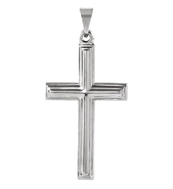 Protestant Cross 14k Yellow Gold Pendant