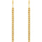 Bead Trim Dangle Earrings, 14k Yellow Gold