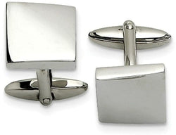 Stainless Steel Square Cuff Links, 13X15MM