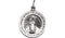 14k White Gold Miraculous Medal (18 MM)