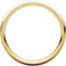 Gold IP Titanium 4mm Double Milgrain Comfort Fit Ring