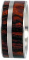 Men's Titanium Ironwood 9mm Comfort-Fit Flat Band, Handmade, Size 7.25