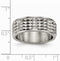 Titanium 8mm Studded Comfort-Fit Band, Size 11.5