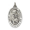 Sterling Silver Saint Christopher Medal Charm Pendant (40X20 MM)