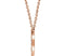 Round Diamond Pendant Necklace in 14k Rose Gold, 18" (.33 Cttw)