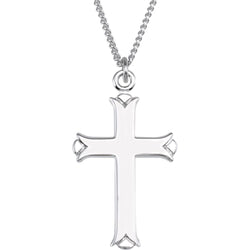 Blessings Cross Sterling Silver Nacklace, 18"
