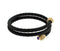 Throne Collection Black Titanium 24mm Cable Link and Bronze Caps Amethyst Bracelet, 6"