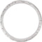 8mm 14k White Gold Interlocked Woven Comfort Fit Band, Sizes 4 to 15