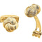 Love Knot 14k Yellow Gold Cuff Links, 12MM