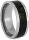 The Men's Jewelry Store (Unisex Jewelry) Springbok Horn 8mm Titanium Comfort-Fit Wedding Band