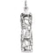 Mezuzah Sterling Silver Pendant (Made in Holy Land)