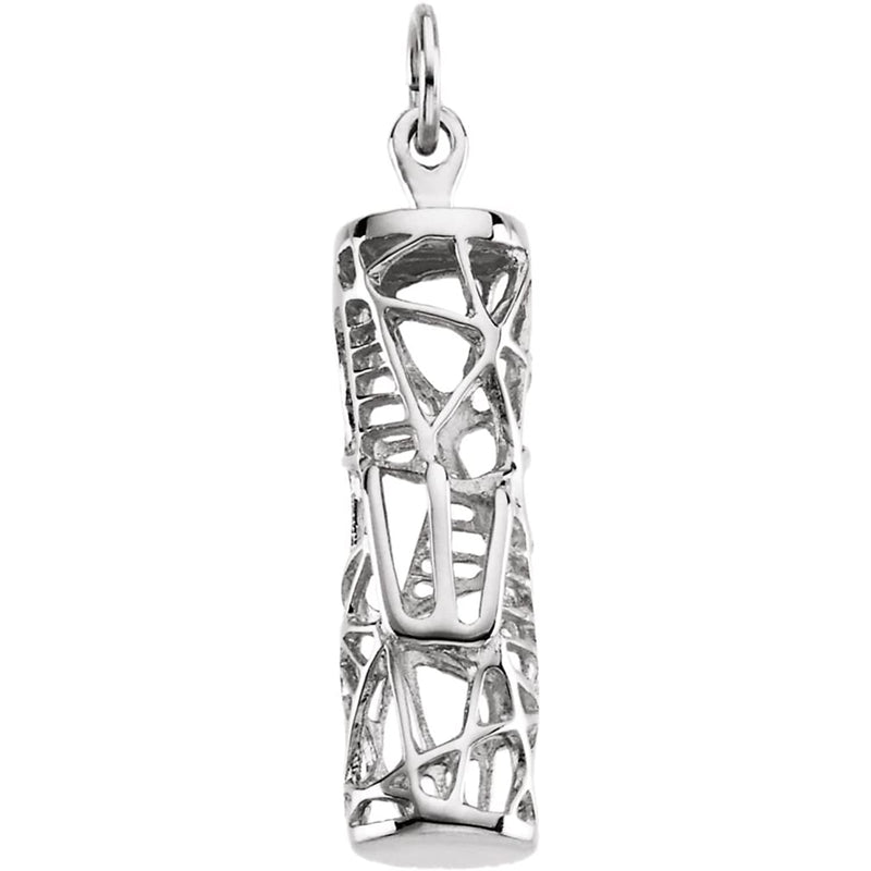 Mezuzah Sterling Silver Pendant (Made in Holy Land)