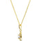 Diamond Halo Round Pendant Necklace in 14k Yellow Gold, 18" (1/2 Cttw)