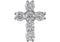 Diamond Cross Pendant, Rhodium-Plated 14k White Gold (1 Ctw, Color G-H, Clarity I1)